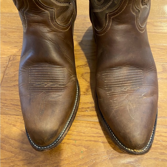 Tony Lama Brown Western Women’s Cowboy Boots - Picture 7 of 10